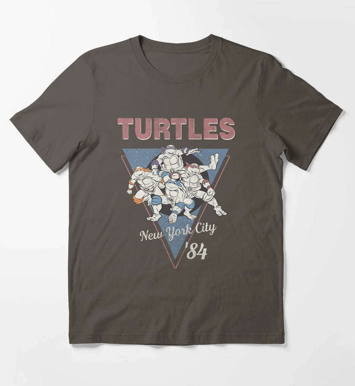 Teenage Mutant Ninja Turtles New York 84 V2 T-Shirt Dark Grey
