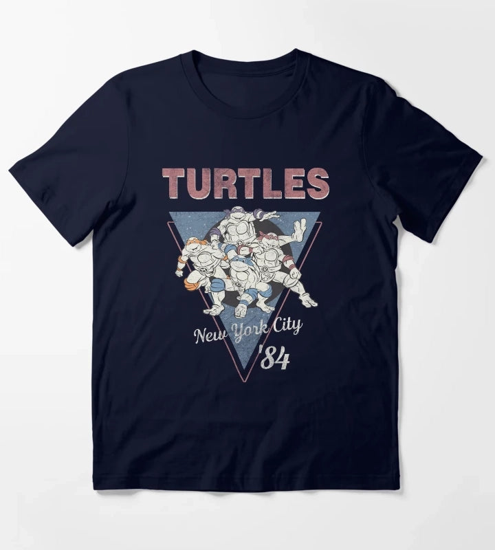 Teenage Mutant Ninja Turtles New York 84 V2 T-Shirt Navy