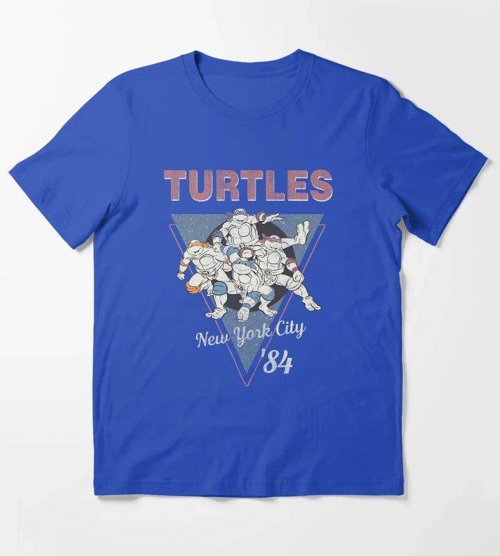 Teenage Mutant Ninja Turtles New York 84 V2 T-Shirt Blue