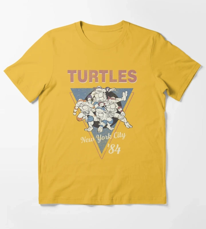 Teenage Mutant Ninja Turtles New York 84 V2 T-Shirt Yellow
