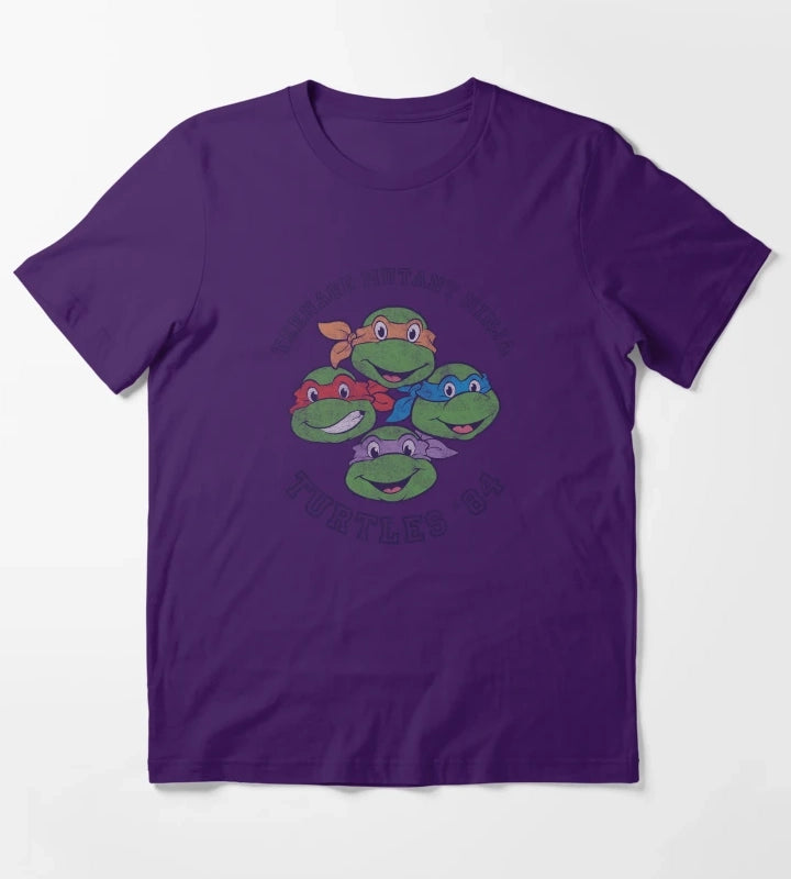 Teenage Mutant Ninja Turtles Old School 1984 T-Shirt Purple