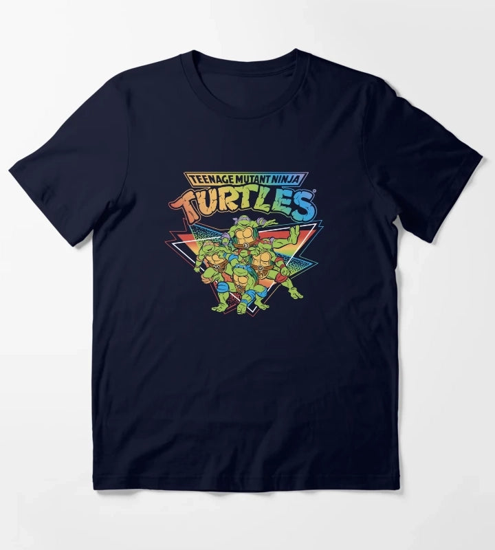 Teenage Mutant Ninja Turtles Pride Rainbow Gradient T-Shirt Navy