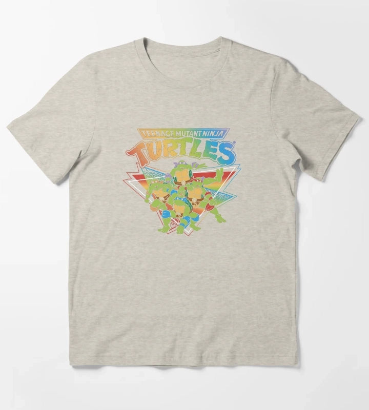 Teenage Mutant Ninja Turtles Pride Rainbow Gradient T-Shirt Cream