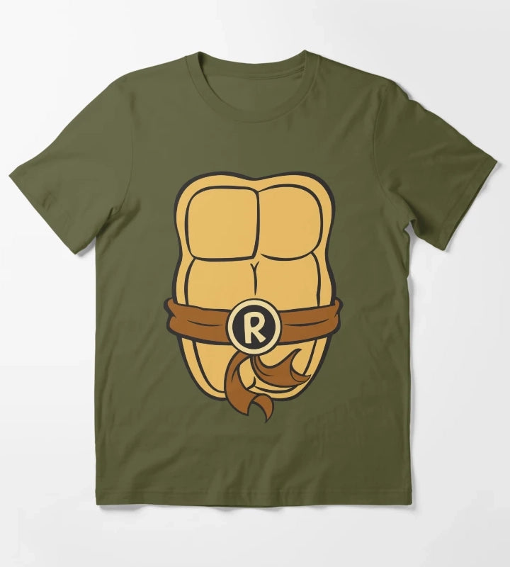 Teenage Mutant Ninja Turtles Raphael Costume T-Shirt Olive Green