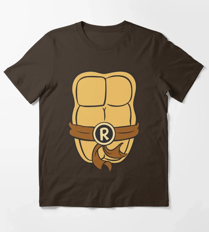 Teenage Mutant Ninja Turtles Raphael Costume T-Shirt Brown