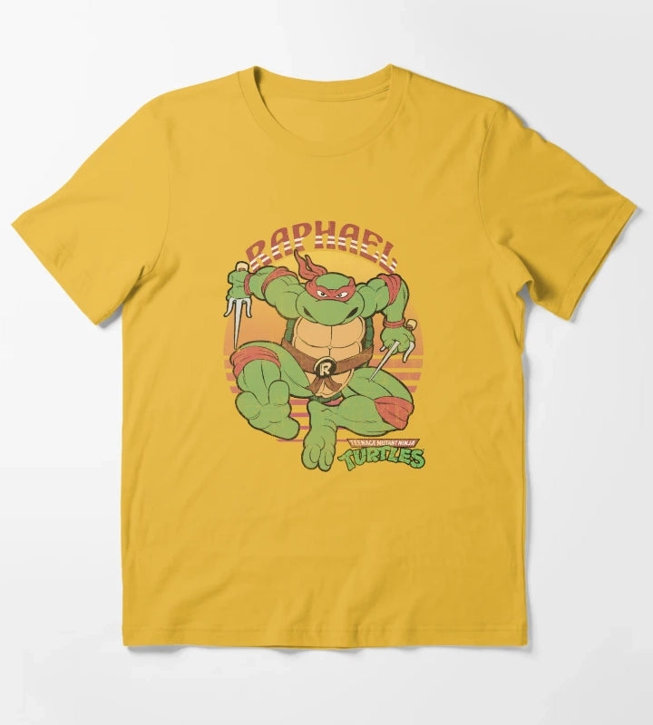 Teenage Mutant Ninja Turtles Raphael Sun T-Shirt Yellow
