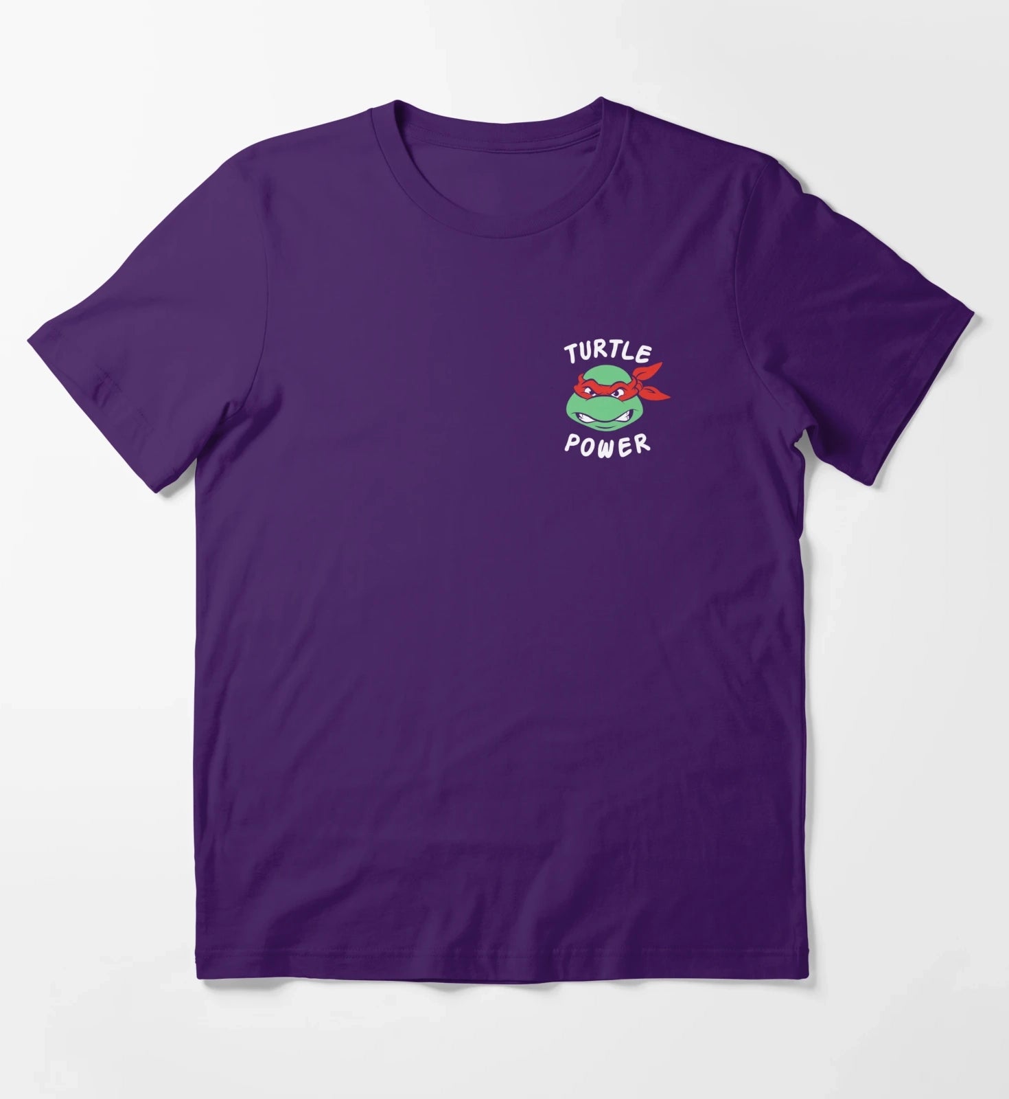 Teenage Mutant Ninja Turtles Raphael Turtle Power Pocket T-Shirt Purple