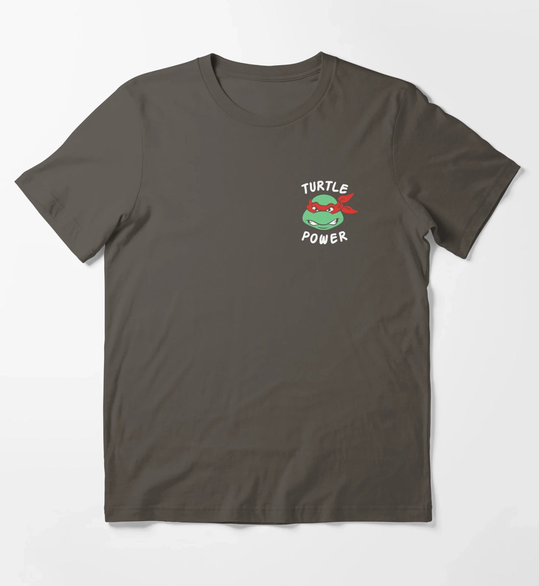 Teenage Mutant Ninja Turtles Raphael Turtle Power Pocket T-Shirt Dark Grey