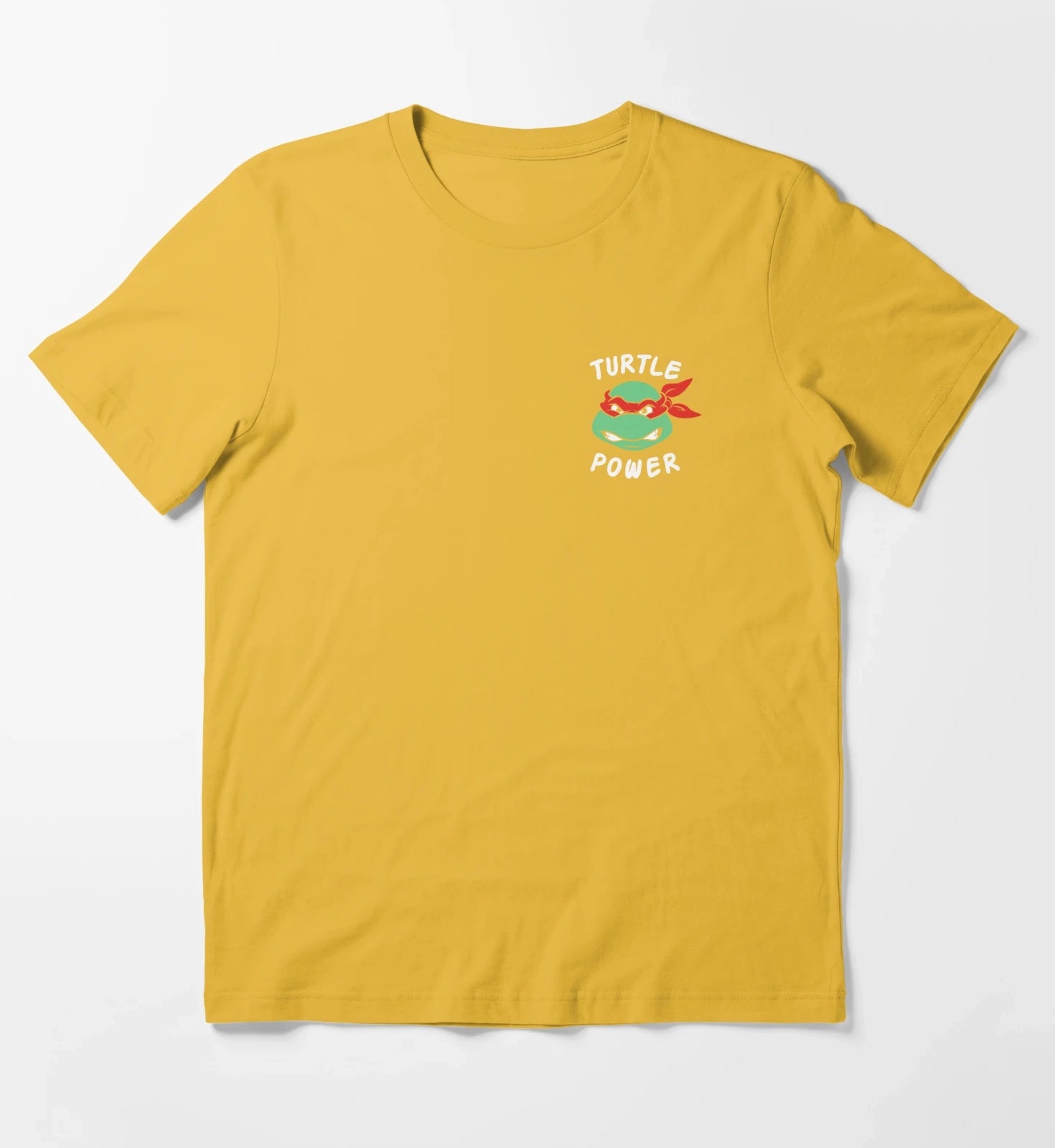 Teenage Mutant Ninja Turtles Raphael Turtle Power Pocket T-Shirt Yellow