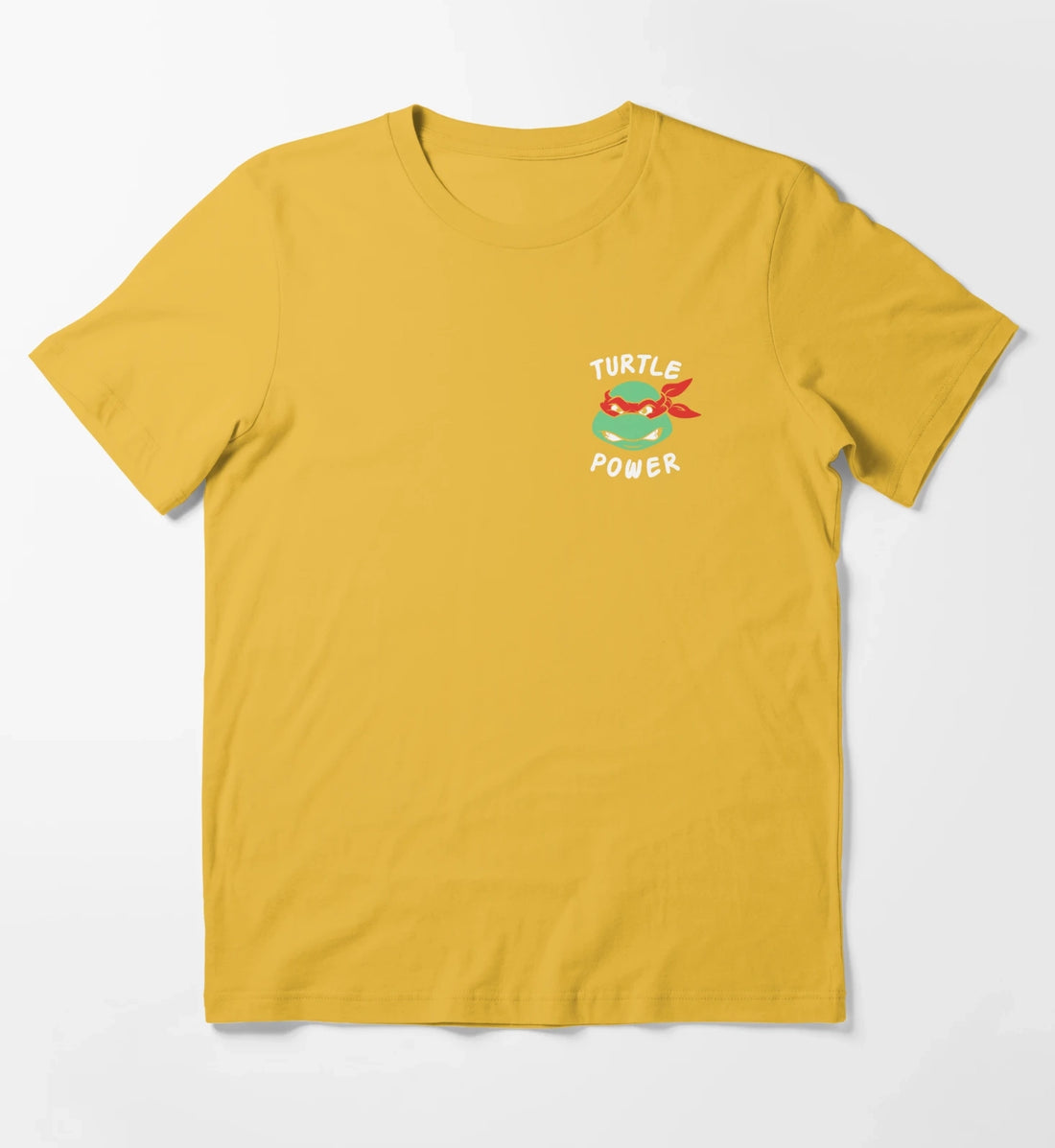 Teenage Mutant Ninja Turtles Raphael Turtle Power Pocket T-Shirt Yellow