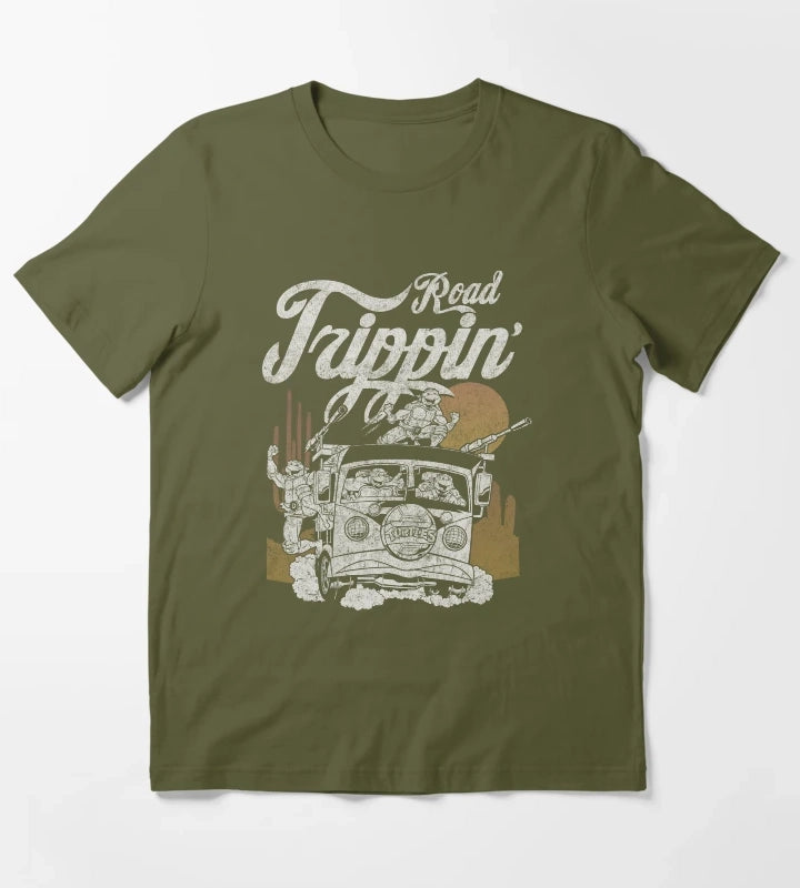 Teenage Mutant Ninja Turtles Road Squander T-Shirt Olive Green