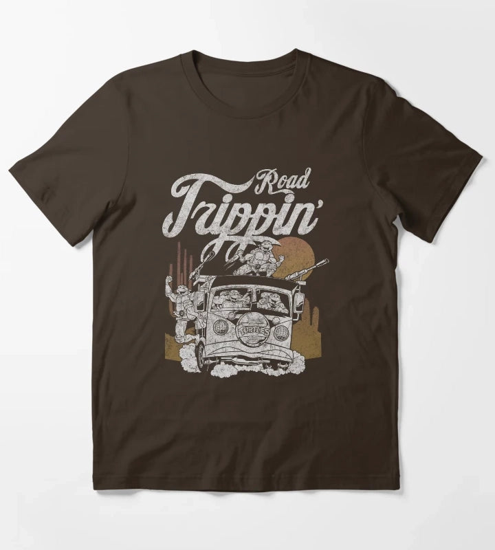 Teenage Mutant Ninja Turtles Road Squander T-Shirt Brown