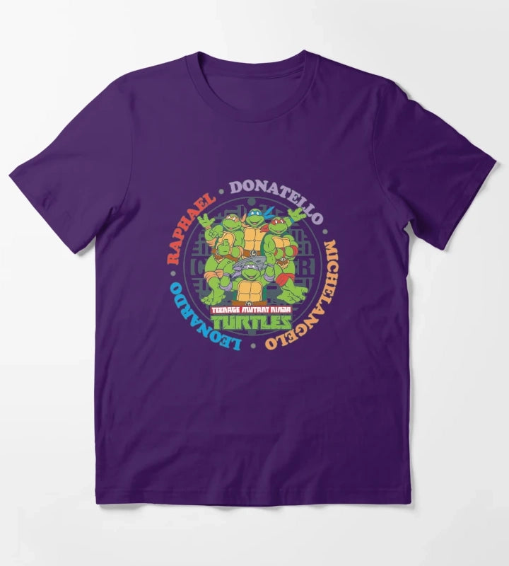 Teenage Mutant Ninja Turtles Sewer Logo T-Shirt Purple