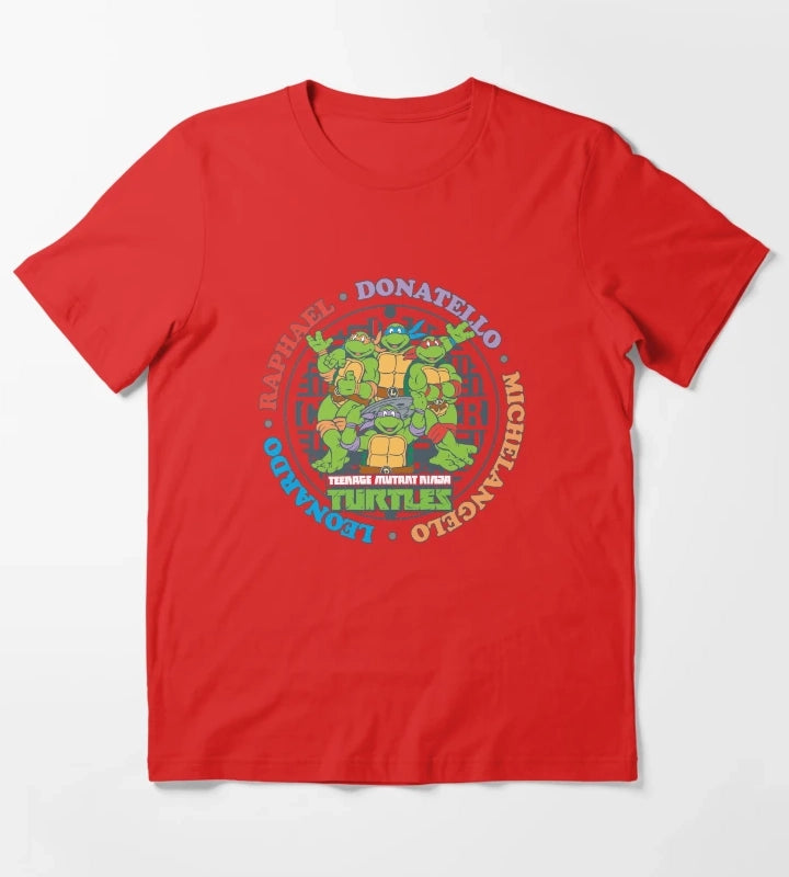 Teenage Mutant Ninja Turtles Sewer Logo T-Shirt Red