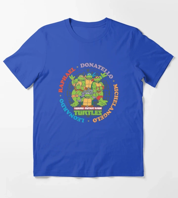 Teenage Mutant Ninja Turtles Sewer Logo T-Shirt Blue