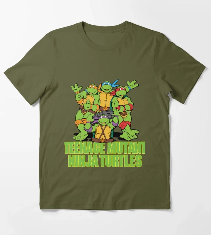 Teenage Mutant Ninja Turtles T-Shirt Olive Green