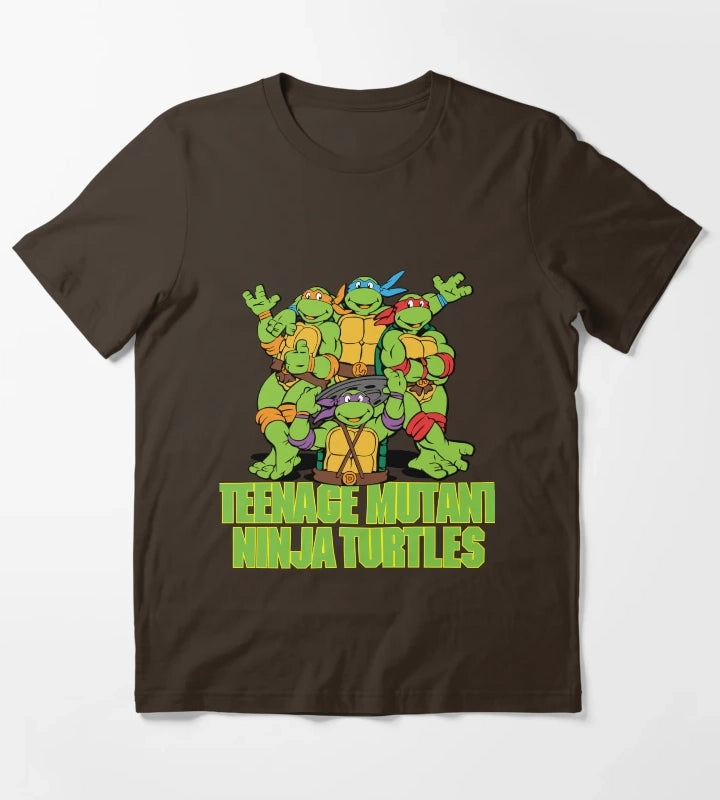 Teenage Mutant Ninja Turtles T-Shirt Brown