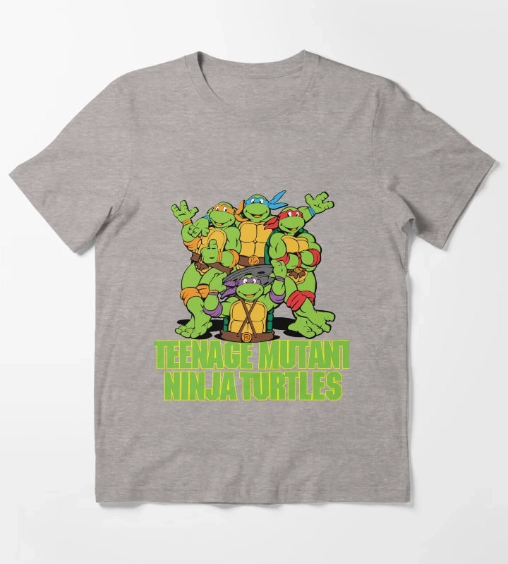 Teenage Mutant Ninja Turtles T-Shirt Heather Grey