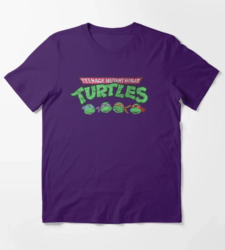 Teenage Mutant Ninja Turtles Vintage Logo T-Shirt Purple