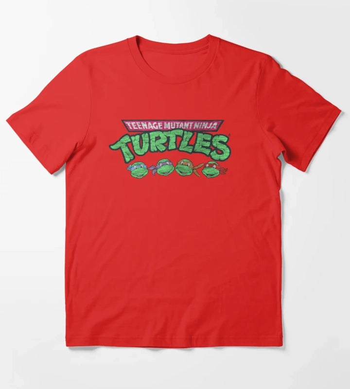 Teenage Mutant Ninja Turtles Vintage Logo T-Shirt Red
