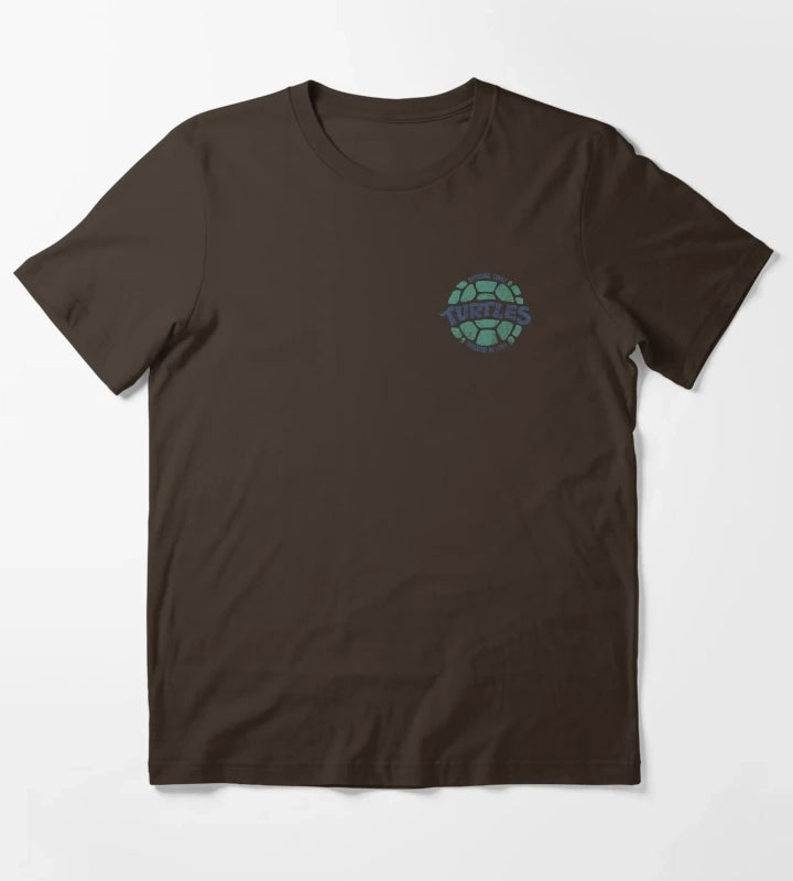 Teenage Mutant Ninja Turtles Vintage Pocket Print T-Shirt Brown