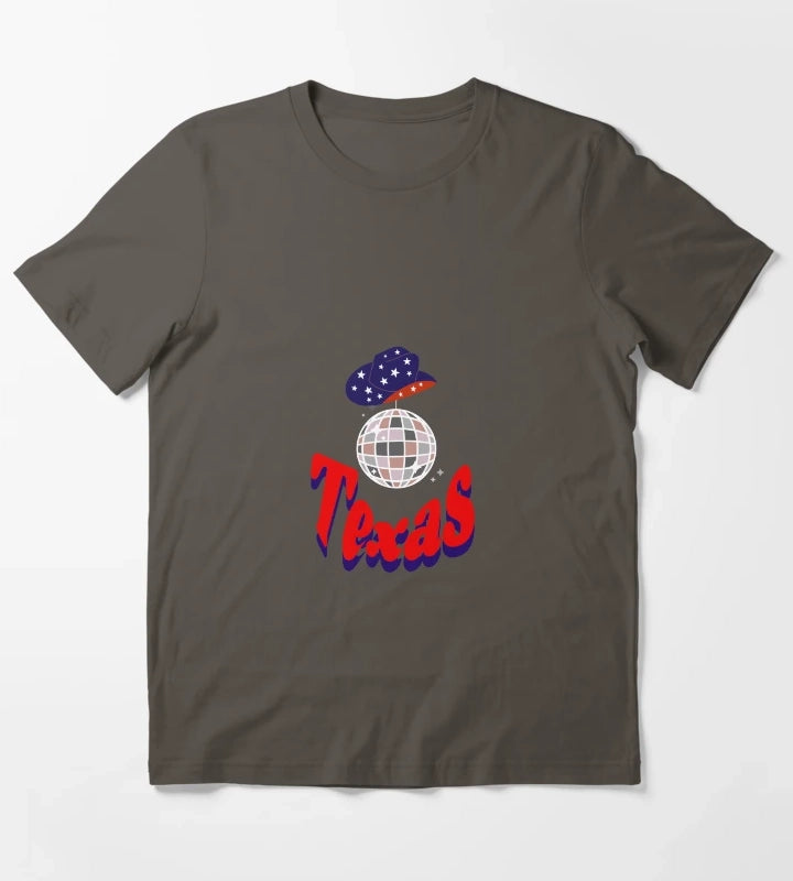 Texas Cowgirl T-Shirt Dark Grey