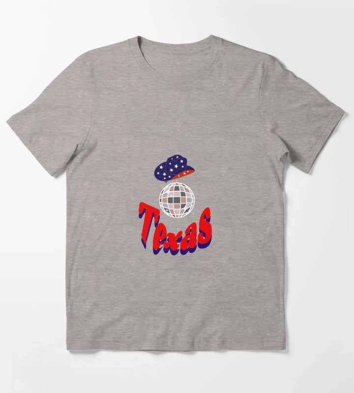 Texas Cowgirl T-Shirt Heather Grey