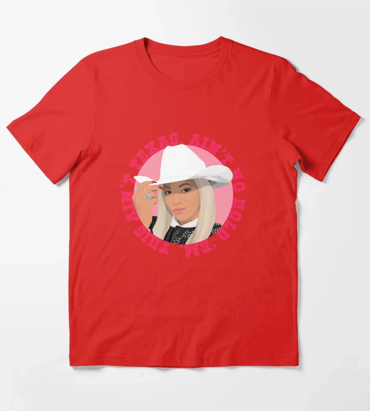 Texas Hold Em Beyonce T-Shirt Red