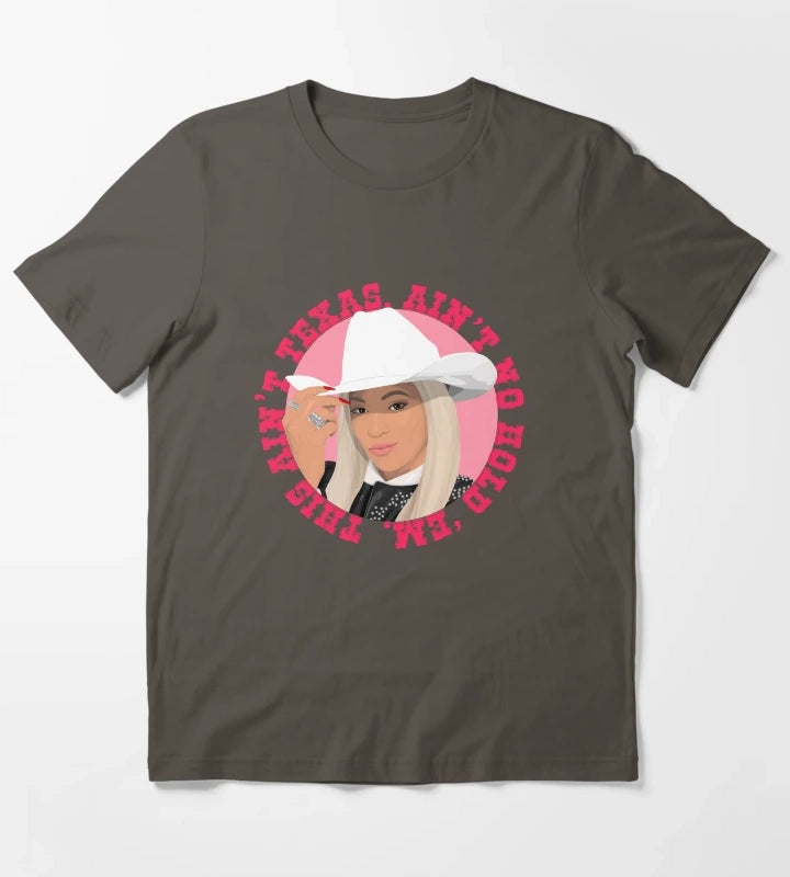 Texas Hold Em Beyonce T-Shirt Dark Grey