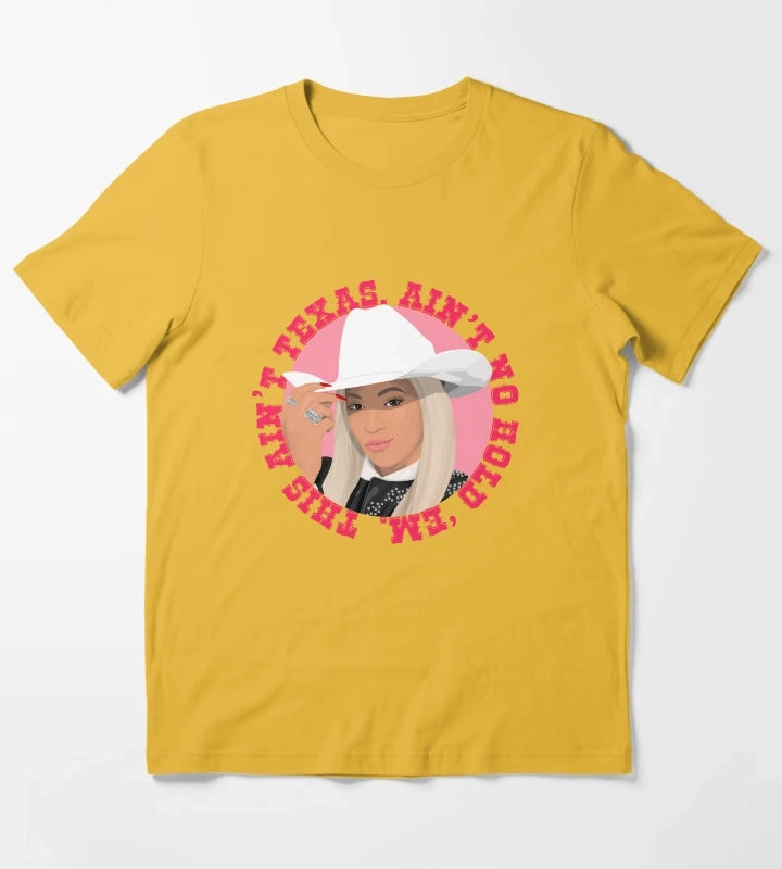 Texas Hold Em Beyonce T-Shirt Yellow