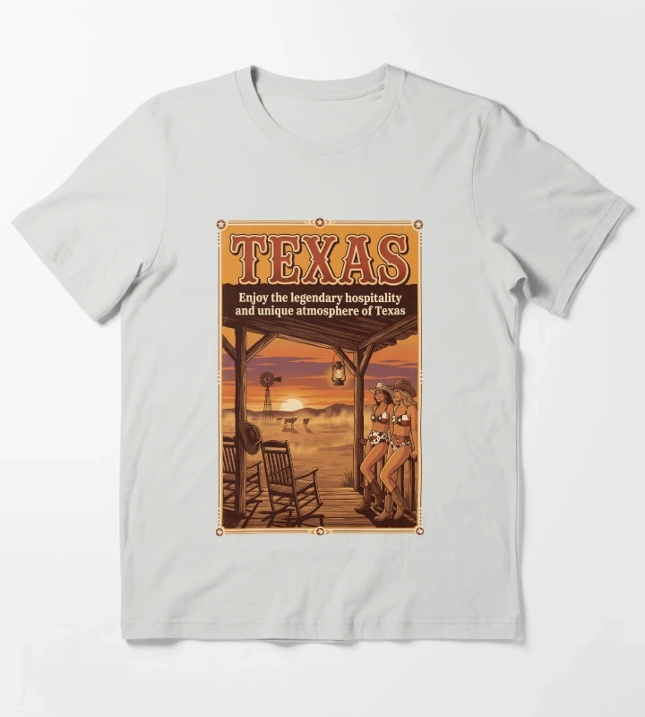 Texas T-Shirt Light Grey