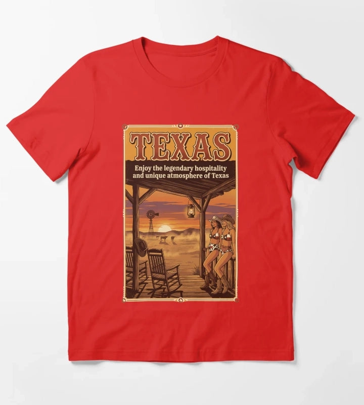 Texas T-Shirt Red