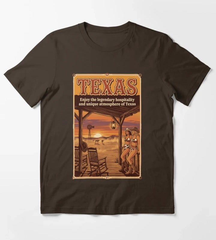 Texas T-Shirt Brown