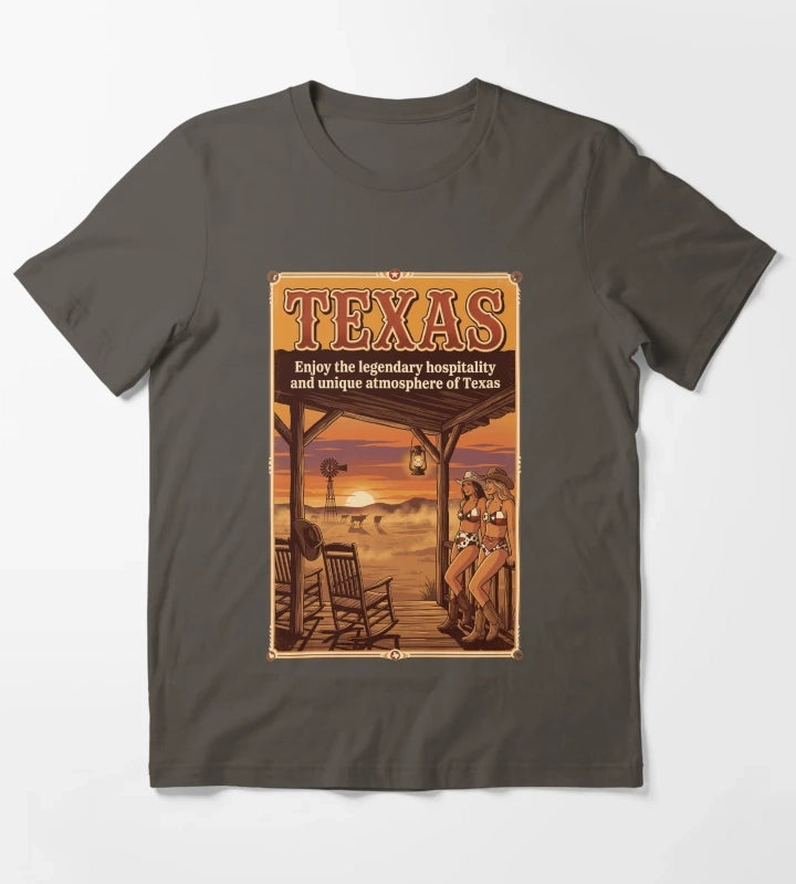 Texas T-Shirt Dark Grey