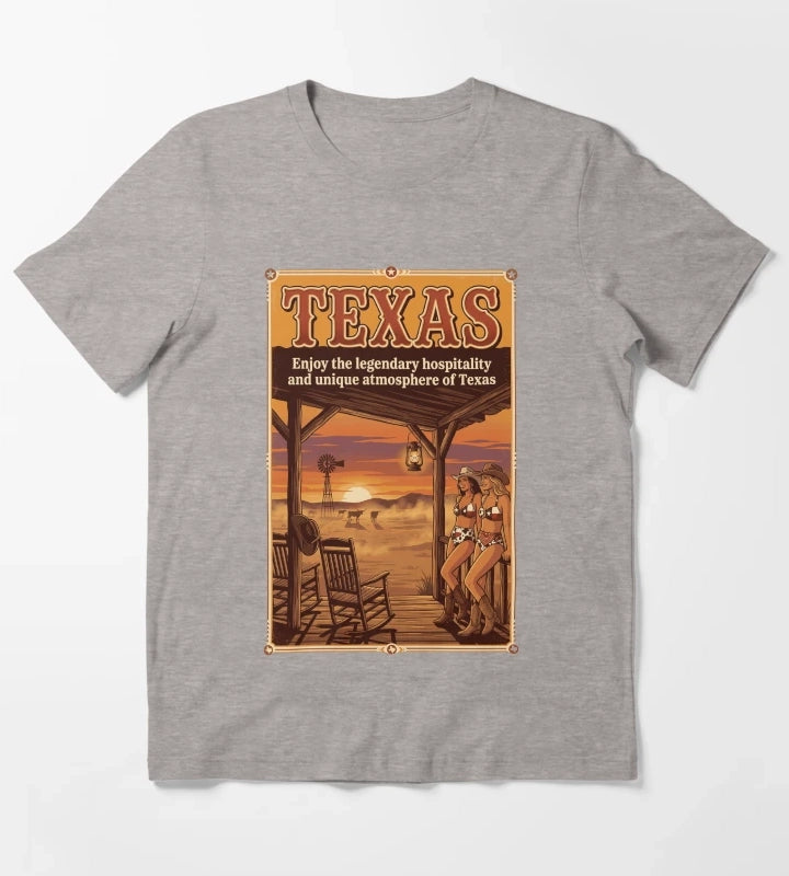 Texas T-Shirt Heather Grey
