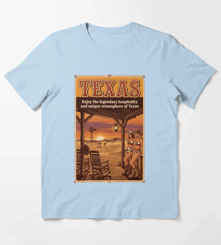 Texas T-Shirt Sky Blue