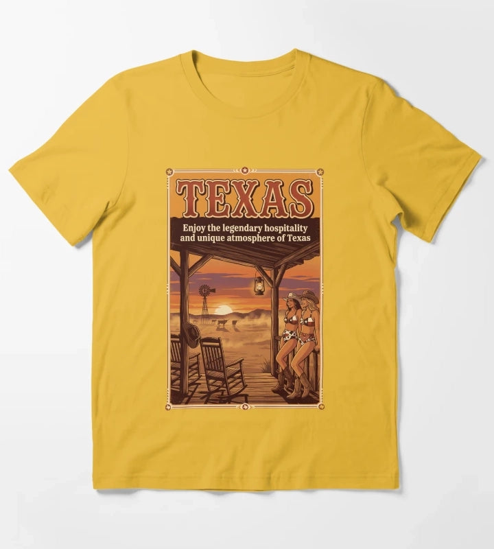 Texas T-Shirt Yellow
