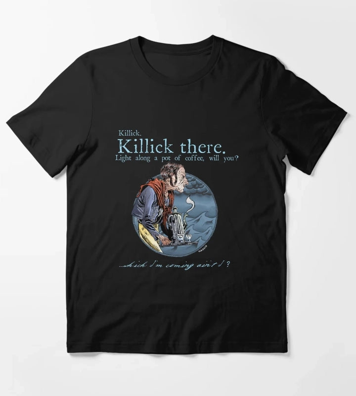 That Mumping Villain Lt Blue Text for Dark Tees T-Shirt