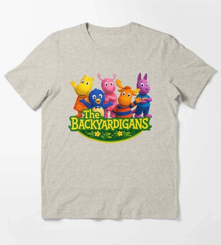 The Backyardigans Retro Cartoon Friends Vintage Kids TV Show Fan Art T-Shirt Cream