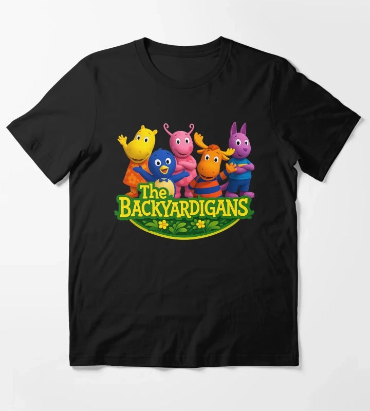 The Backyardigans Retro Cartoon Friends Vintage Kids TV Show Fan Art T-Shirt