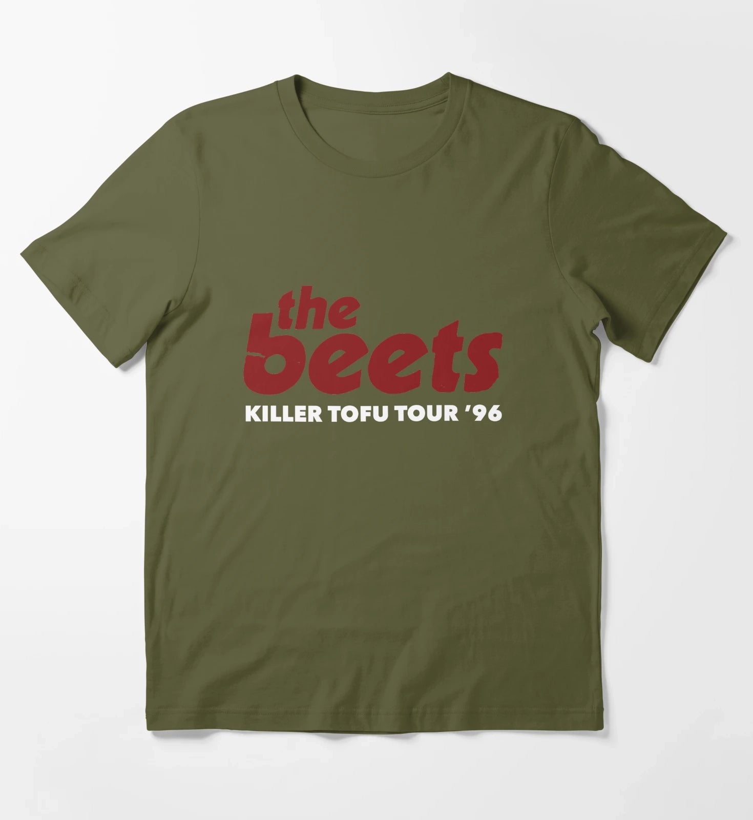 The Beets Killer Tofu Doug Funnie T-Shirt Olive Green