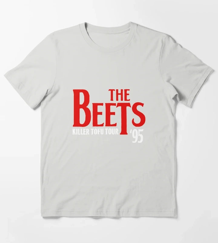 The Beets Killer Tofu Tour T-Shirt Light Grey
