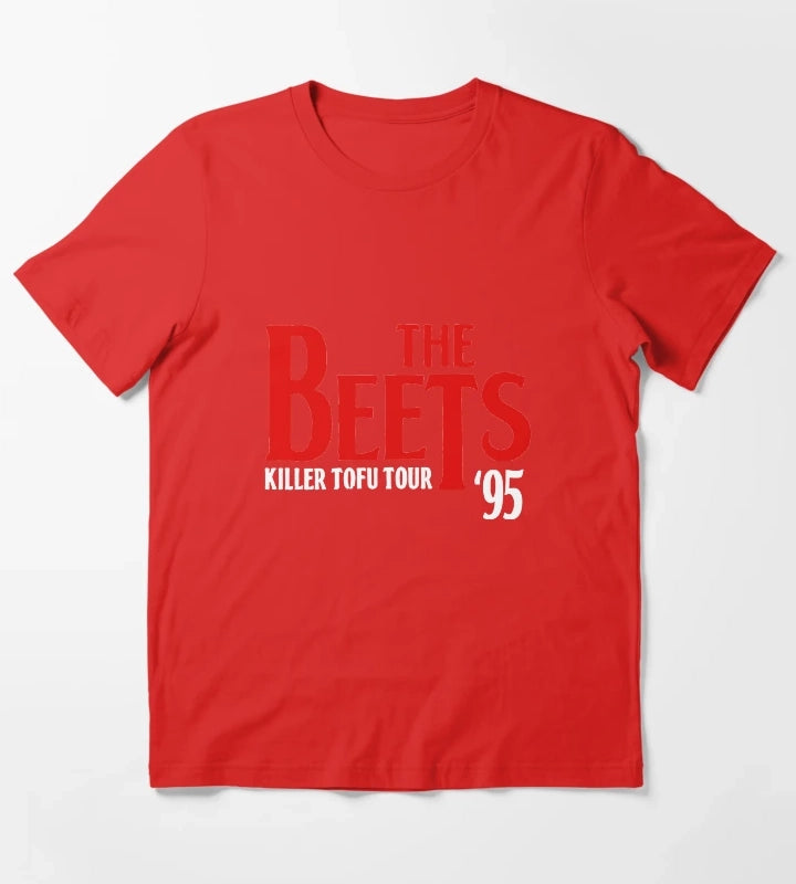 The Beets Killer Tofu Tour T-Shirt Red