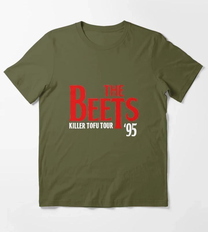 The Beets Killer Tofu Tour T-Shirt Olive Green
