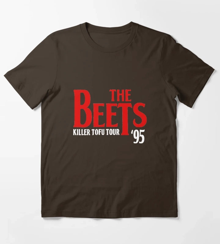 The Beets Killer Tofu Tour T-Shirt Brown