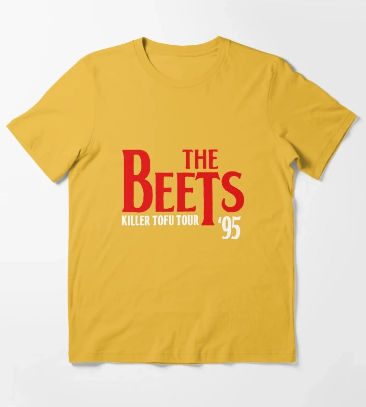 The Beets Killer Tofu Tour T-Shirt Yellow