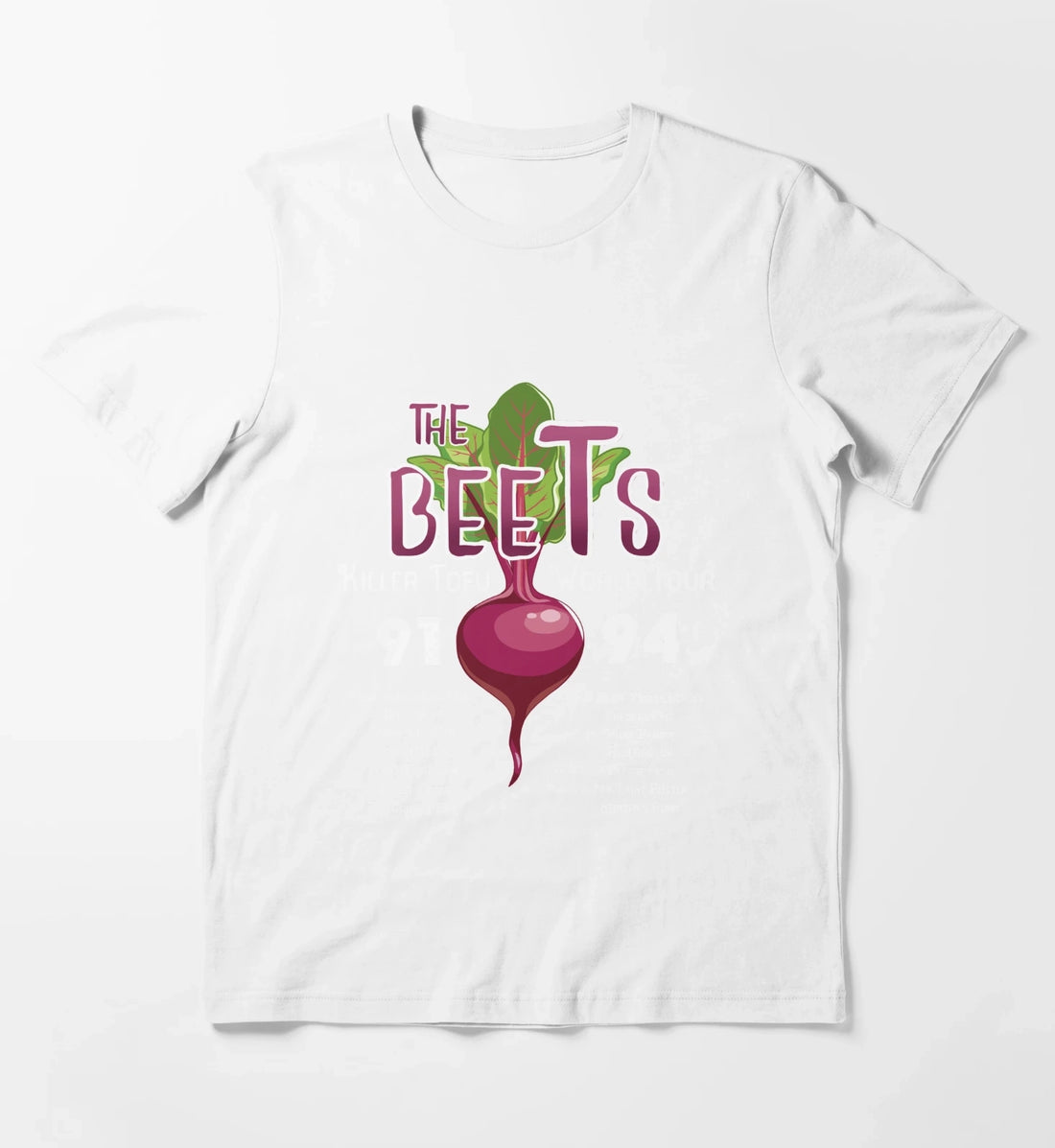 The Beets Killer Tofu World Tour T-Shirt White