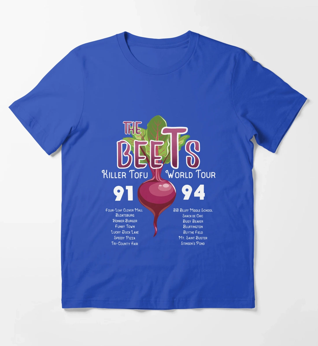 The Beets Killer Tofu World Tour T-Shirt Blue