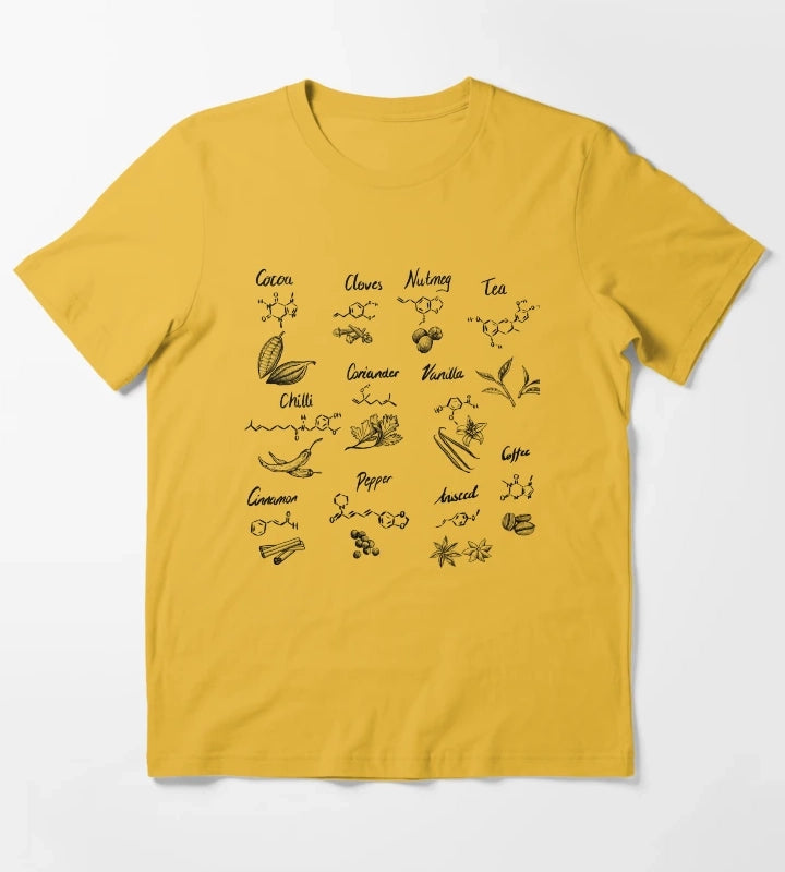 The Chemistry of Food T-Shirt Yellow
