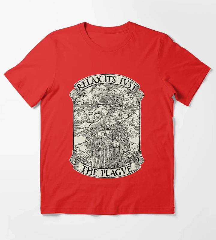 The Chillest Plague Doctor T-Shirt Red